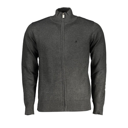 U.S. Grand Polo Brown Nylon Men Cardigan