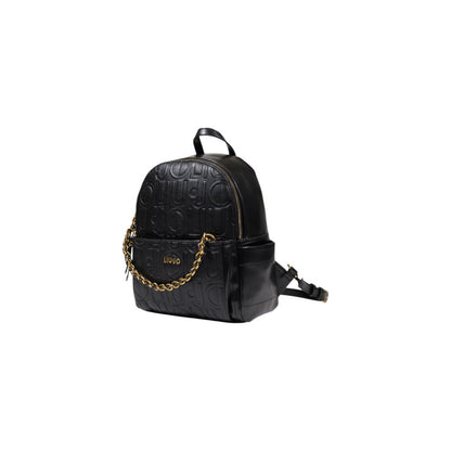 Liu Jo Black Polyethylene Backpack