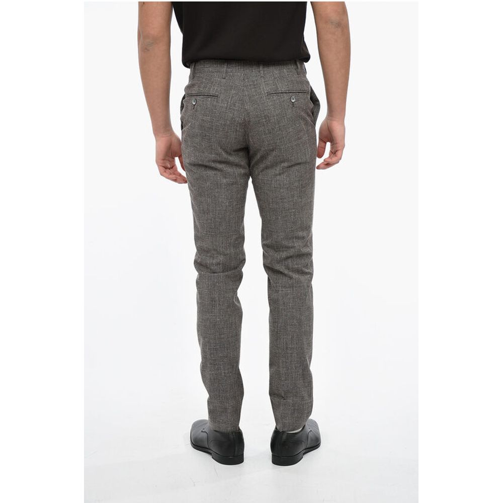 Corneliani CC COLLECTION District Check RESET Cotton Blend Suit