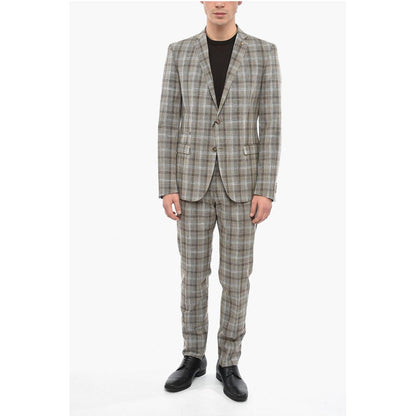 Corneliani CC COLLECTION 2 Button RESET District Checkered Suit