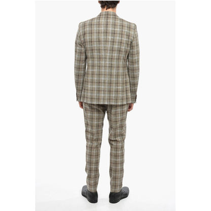 Corneliani CC COLLECTION 2 Button RESET District Checkered Suit