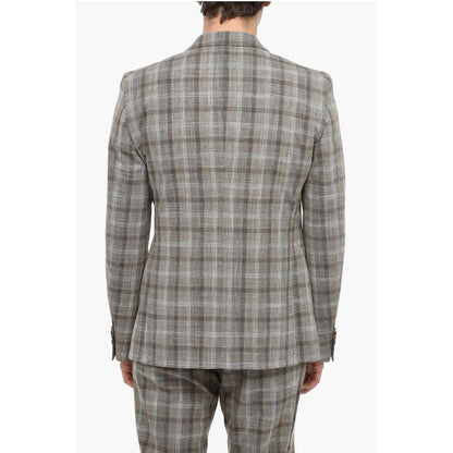Corneliani CC COLLECTION 2 Button RESET District Checkered Suit
