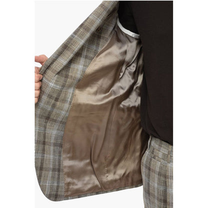 Corneliani CC COLLECTION 2 Button RESET District Checkered Suit
