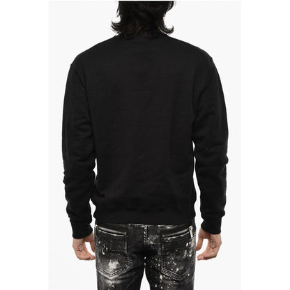 Dsquared² Cotton Crew-Neck with Logo Print