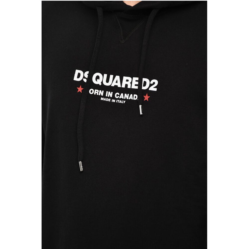 Dsquared² Cotton Hoodie with print