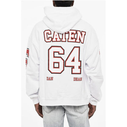 Dsquared² Cotton Hoodie with Patch Pocket
