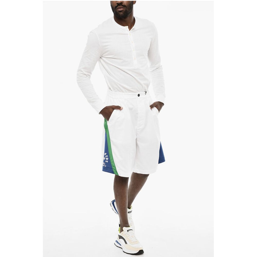 Dsquared² Single Pleated Shorts with Two-Tone Detail