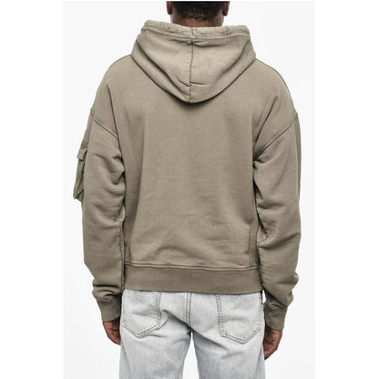 Dsquared² Cotton Hoodie with Breast Pocket Sleeve
