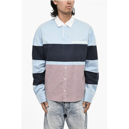 Dsquared² 3 Button Casual Shirt with Striped Hem