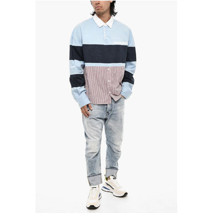 Dsquared² 3 Button Casual Shirt with Striped Hem