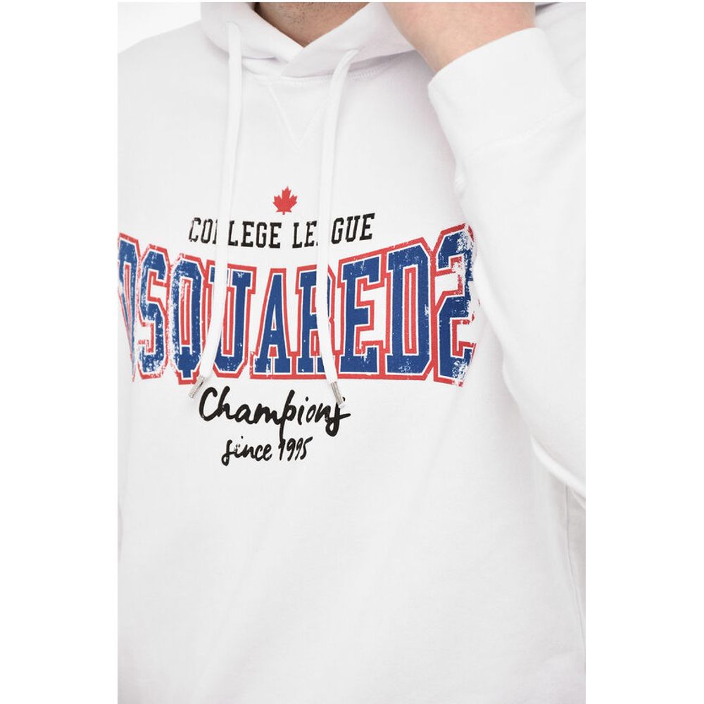 Dsquared² Cotton Hoodie With Maxi Logo