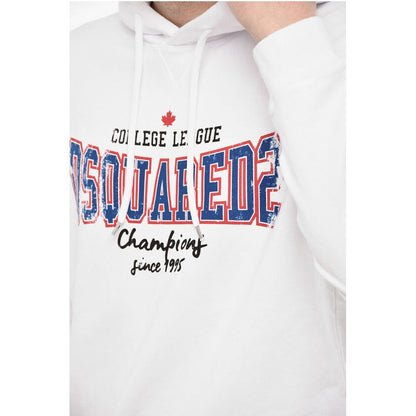 Dsquared² Cotton Hoodie With Maxi Logo
