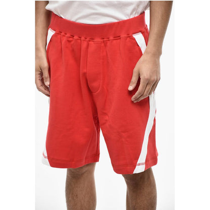 Dsquared² Cotton Shorts with Contrasting Side bands