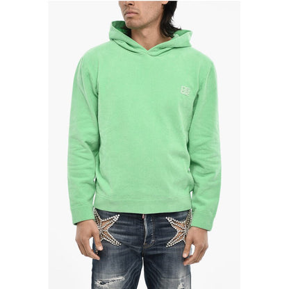 Dsquared² Terry Cotton Hoodie with Monogram