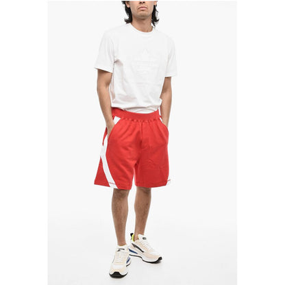 Dsquared² Cotton Shorts with Contrasting Side bands