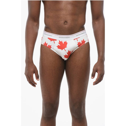 Dsquared² Printed Cotton Blend LEAF Slip