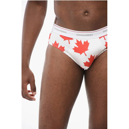 Dsquared² Printed Cotton Blend LEAF Slip