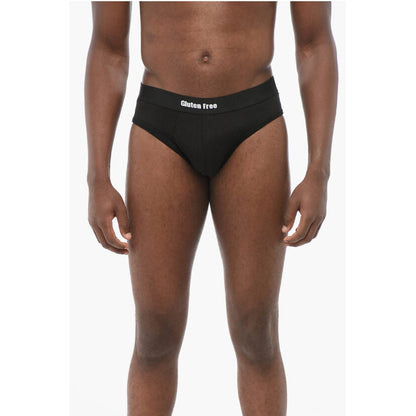 Dsquared² Cotton Blend Slip with Logoed Elastic Waistband