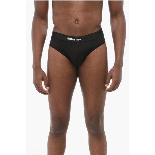 Dsquared² Cotton Blend Slip with Logoed Elastic Waistband