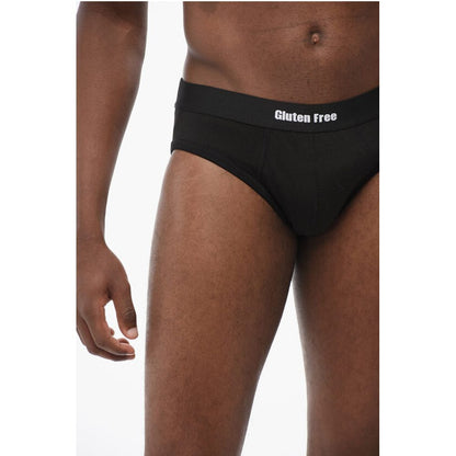 Dsquared² Cotton Blend Slip with Logoed Elastic Waistband