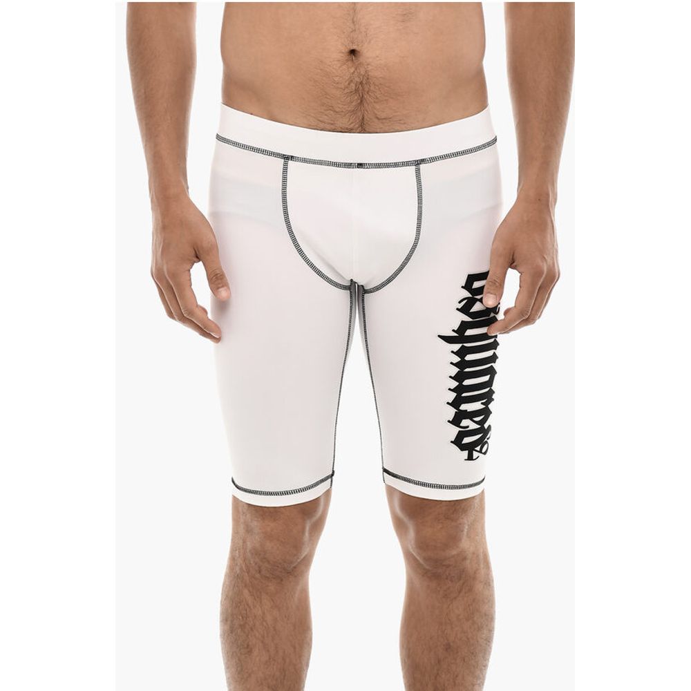 Dsquared² Biker Shorts GOTHIC With Logo Print