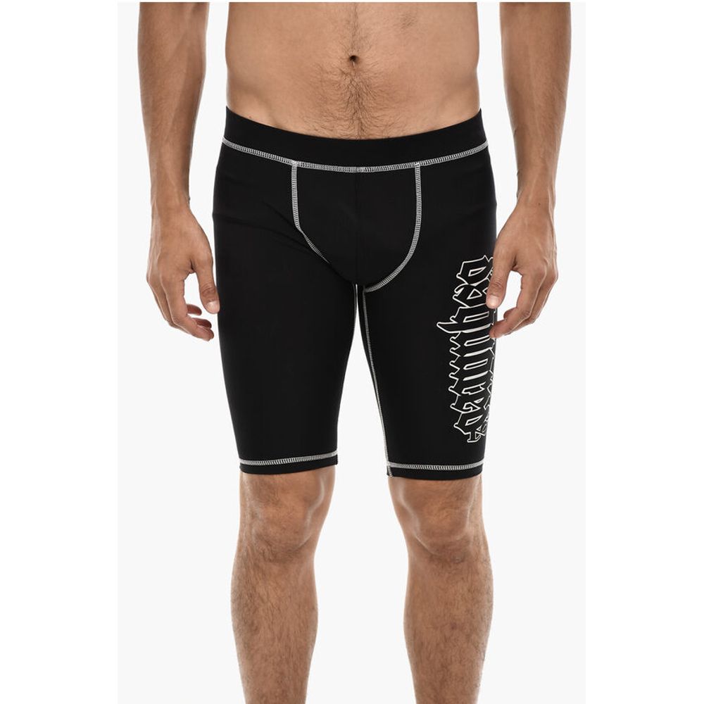 Dsquared² Biker Shorts GOTHIC With Logo Print
