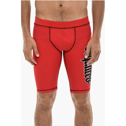 Dsquared² Biker Shorts GOTHIC With Logo Print