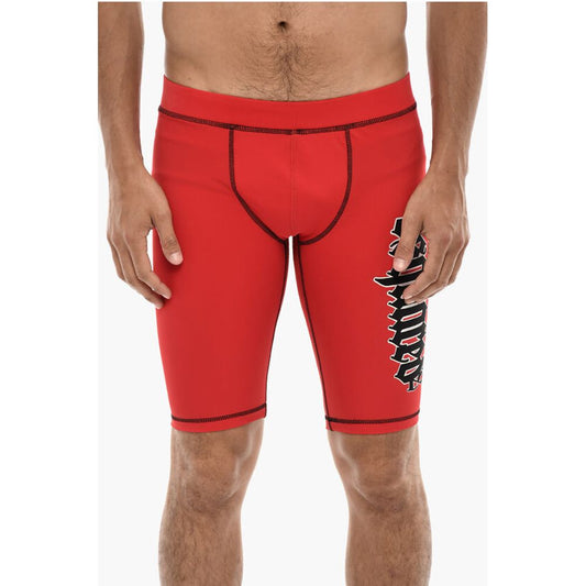 Dsquared² Biker Shorts GOTHIC With Logo Print