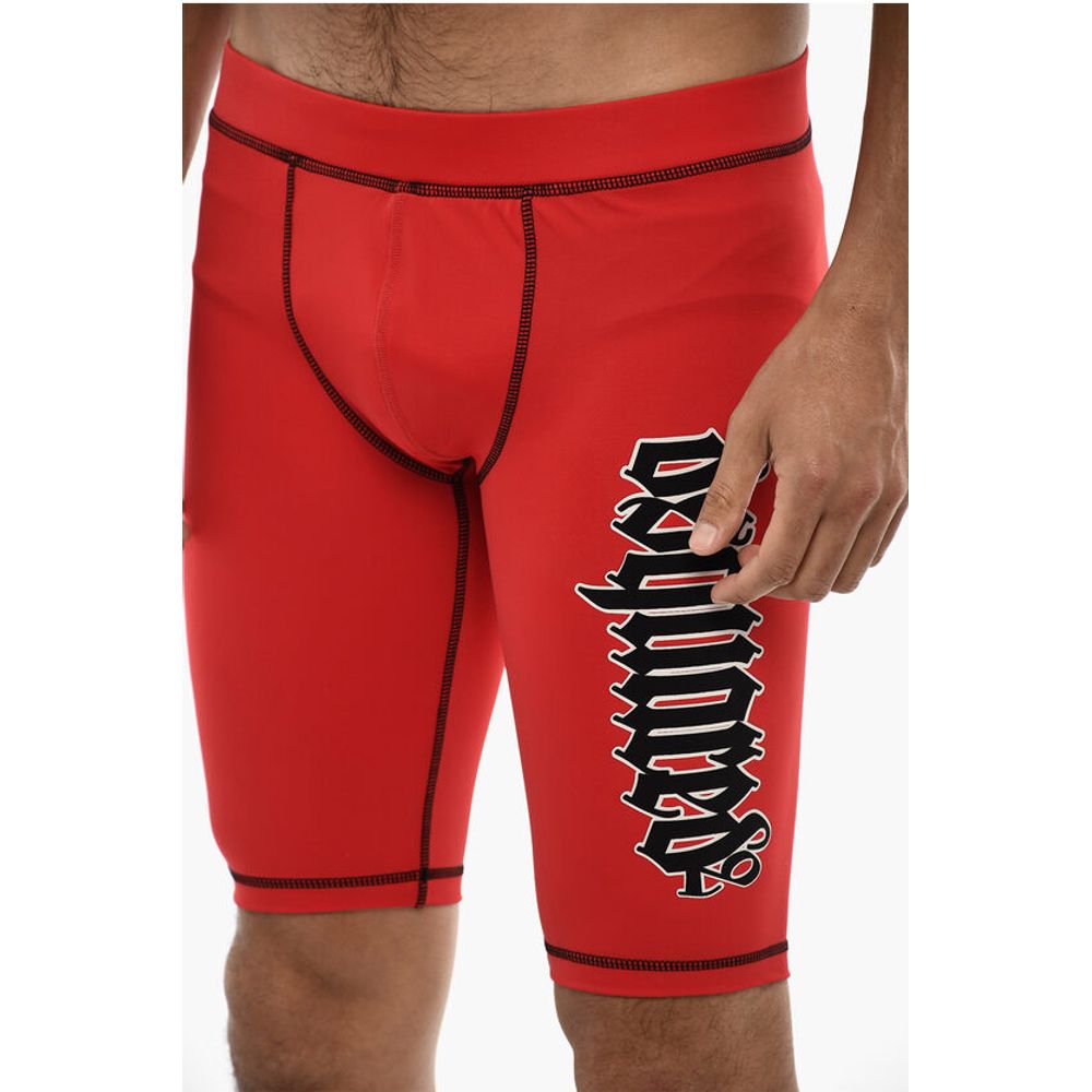 Dsquared² Biker Shorts GOTHIC With Logo Print