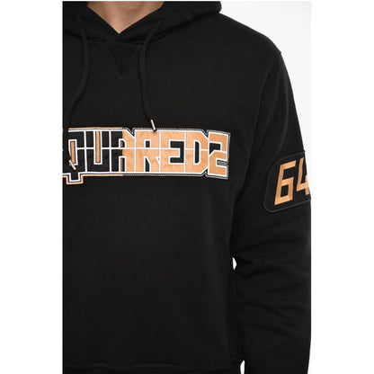 Dsquared² Cotton Hoodie with Embossed Logo