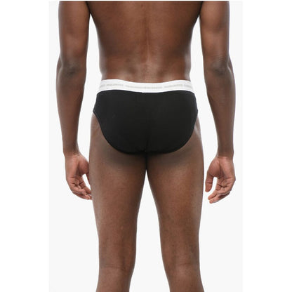 Dsquared² Cotton Blend Slip with Logoed Elastic Waistband