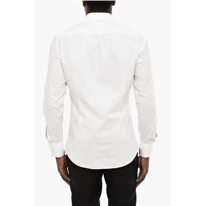 Dsquared² Poplin Cotton Shirt with Spread Collar
