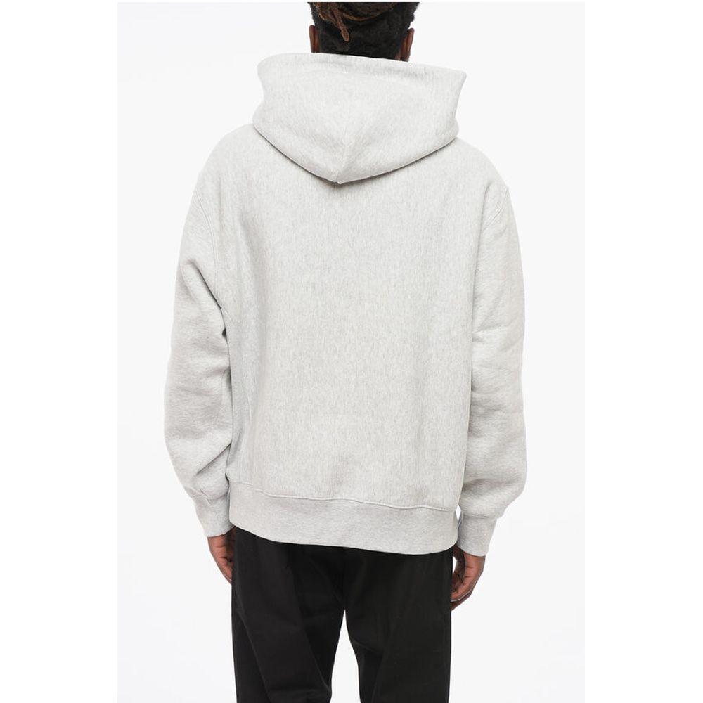 Champion Solid Color Fleeced Cotton Hoodie
