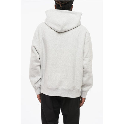 Champion Solid Color Fleeced Cotton Hoodie