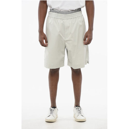 Bottega Veneta 3-Pocket Cotton Shorts with Double-layered Detail