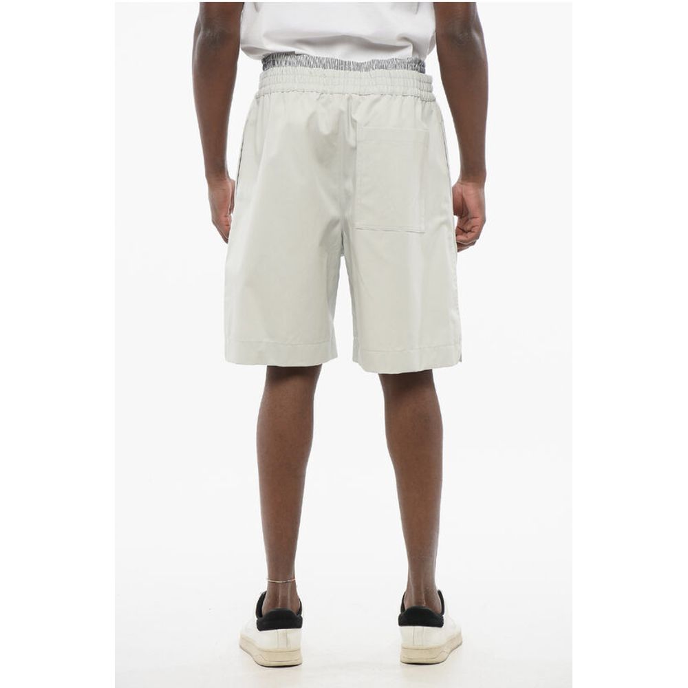 Bottega Veneta 3-Pocket Cotton Shorts with Double-layered Detail