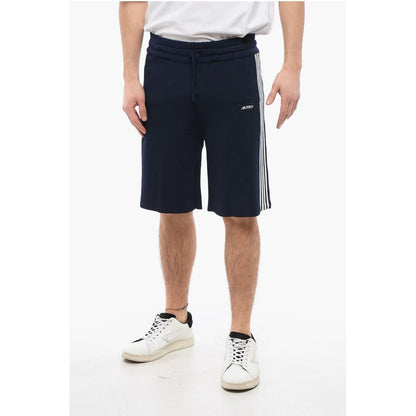 Autry Nylon Blend Shorts with Contrasting Side Bands
