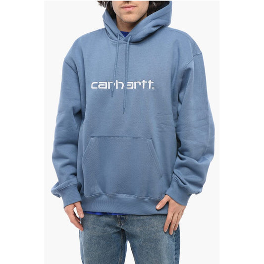 Carhartt Wip Fleeced Cotton Hoodie with Embroidered Logo