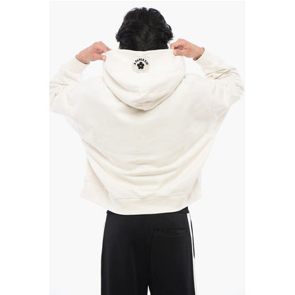 A Paper Kid Cotton Hoodie with Patch Pocket and Pin