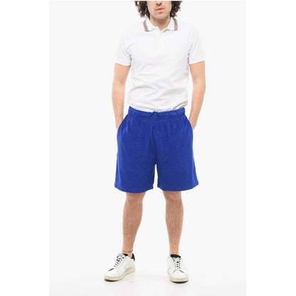Burberry Terry Cotton Shorts with EKD Print