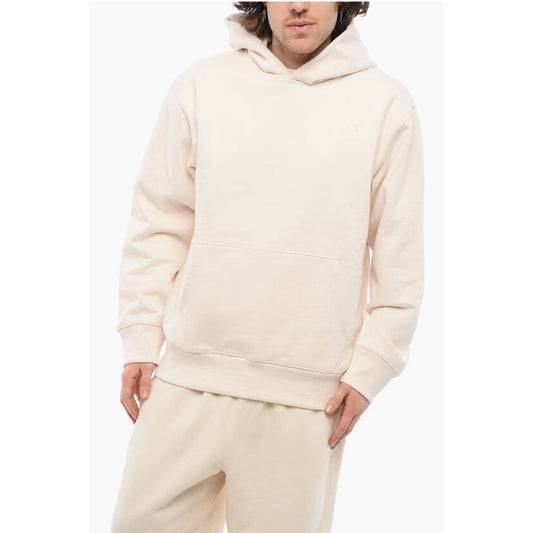 Adidas Fleeced Cotton Hoodie with Patch Pocket
