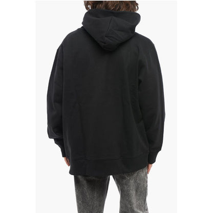Adidas Fleeced Cotton Hoodie with Patch Pocket