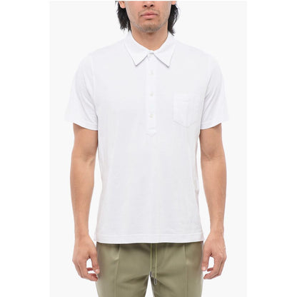 Maciel Lightweight Cotton Polo Shirt with Breast Pocket