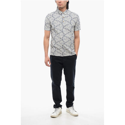 Altea Short Sleeved Polo With Paisley Motif