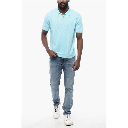 Altea Melange Cotton Knit Polo