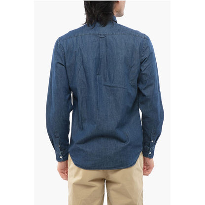 Woolrich Chambray Shirt With Breast Pockets