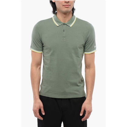Woolrich PENNY-RICH Piquet Cotton Embroidered Polo