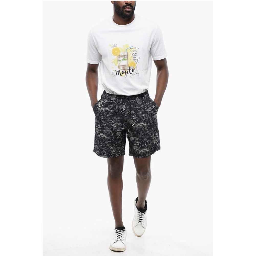 Woolrich Printed TENCEL Shorts
