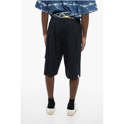 Jil Sander Cotton Cargo Shorts with Rope Drawstring