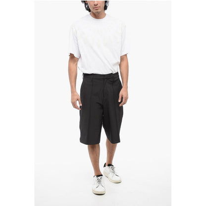 Neil Barrett Multipocketed Straight Leg Stretch Nylon Shorts